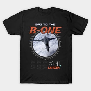 B-One Lancer Airforce Pilot Gift Modern Warbird T-Shirt